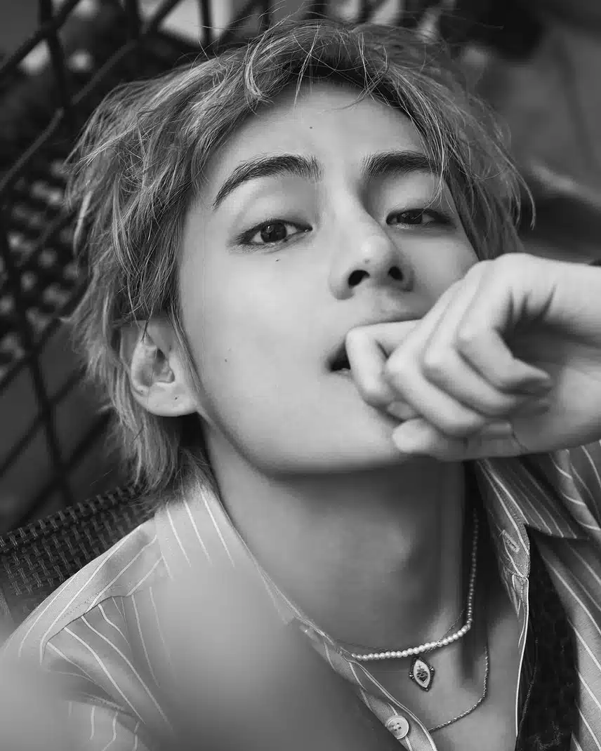 퇴폐미의 올바른 예를 보여준 방탄소년단 뷔 