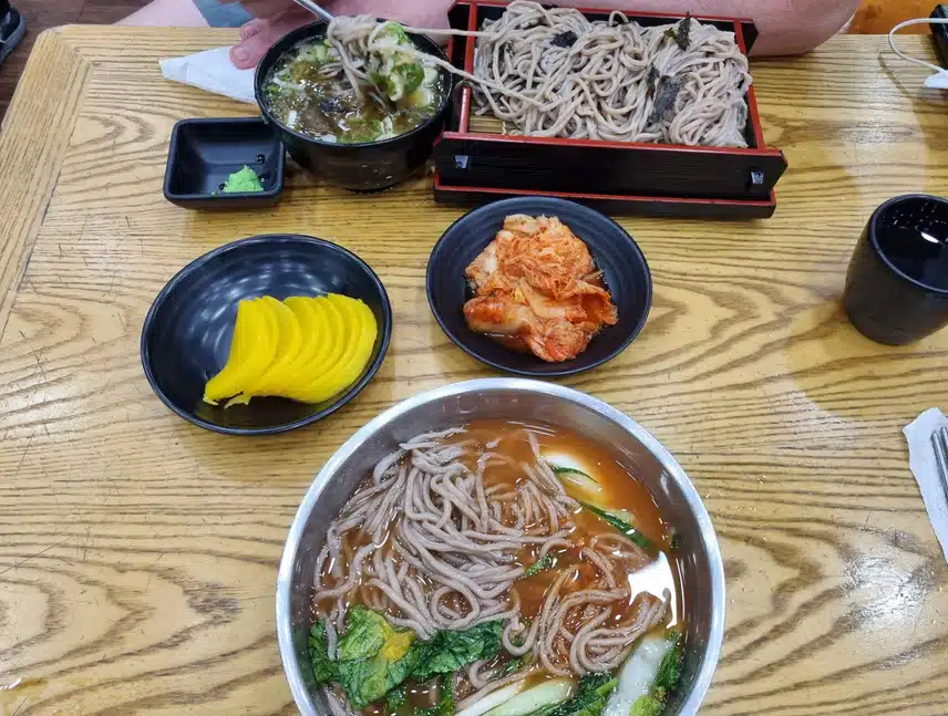시원하게 열무메밀 먹었네요