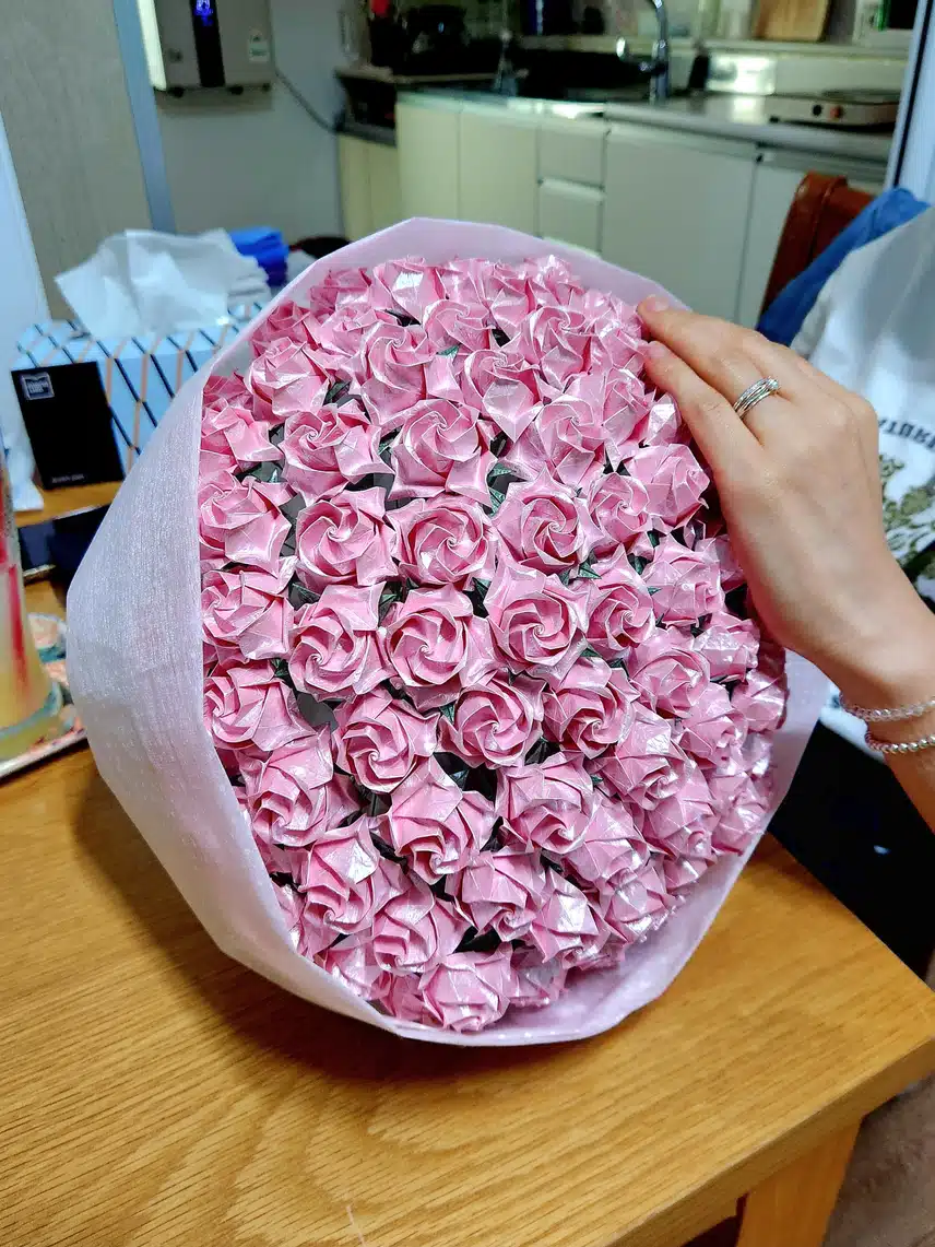 100일 선물 사랑님께 전달해 드렸네요🤭