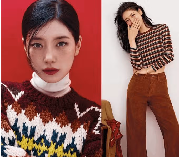 Las pecas también le quedan bien a Suzy.