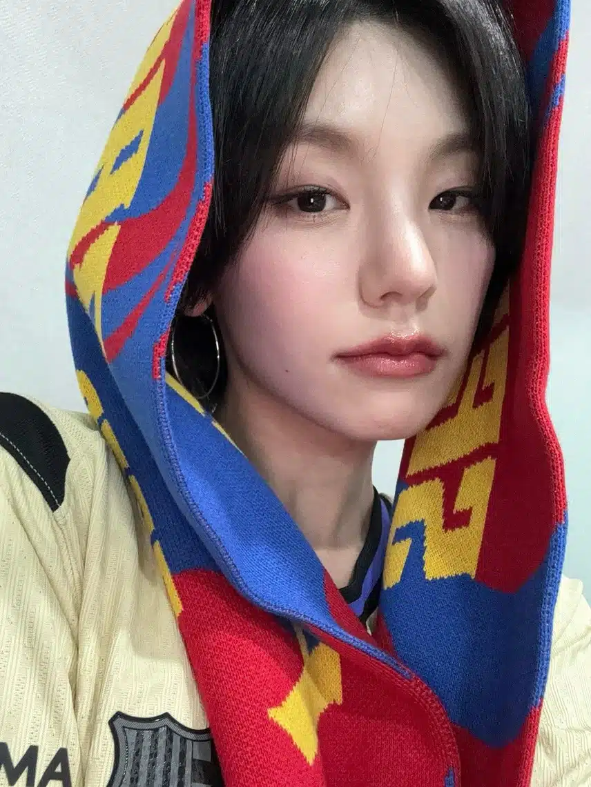fc서울VS 바르셀로나 경기 직관하러 간 있지 예지