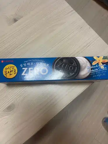 다이어트 간식 롯데 제로 쿠앤크 샌드
