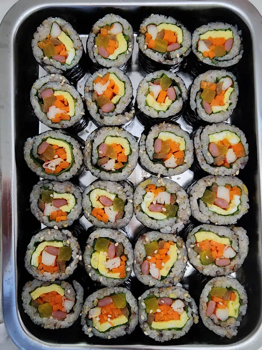 주말 단골메뉴 김밥~~