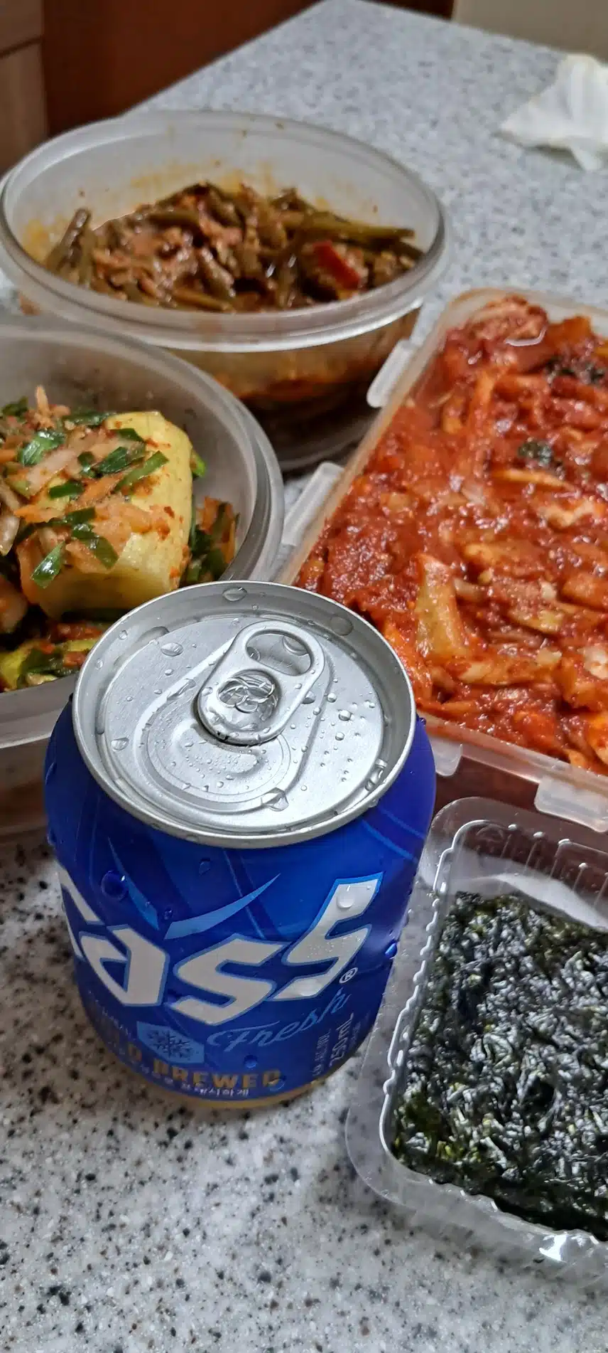 운동후 혼밥