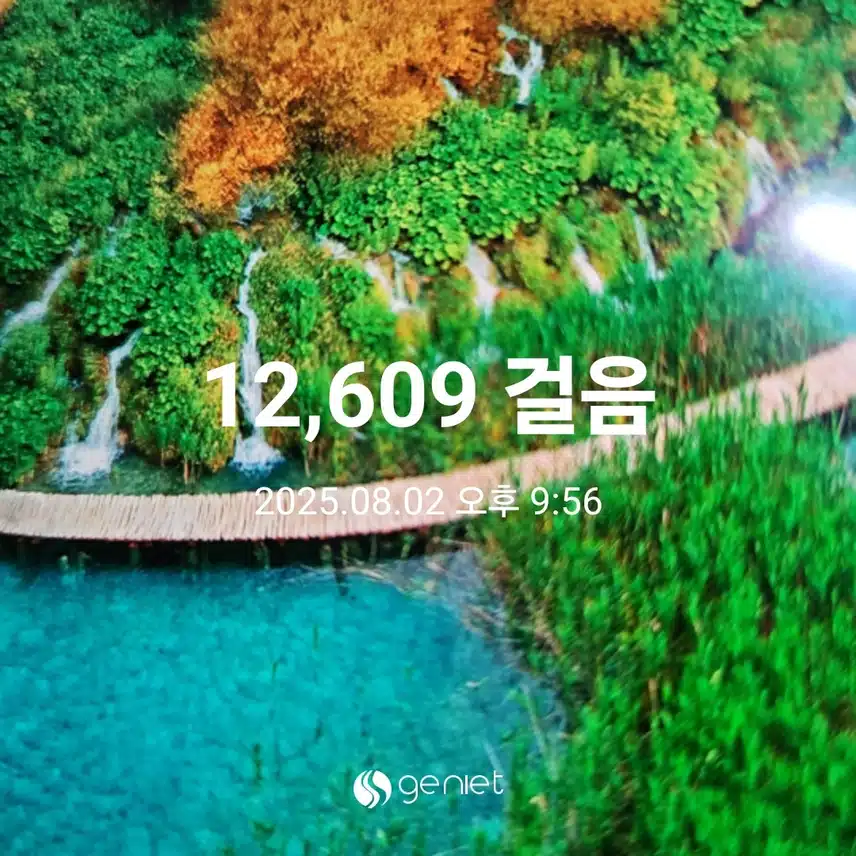 건강걸음으로 마무리하네요.