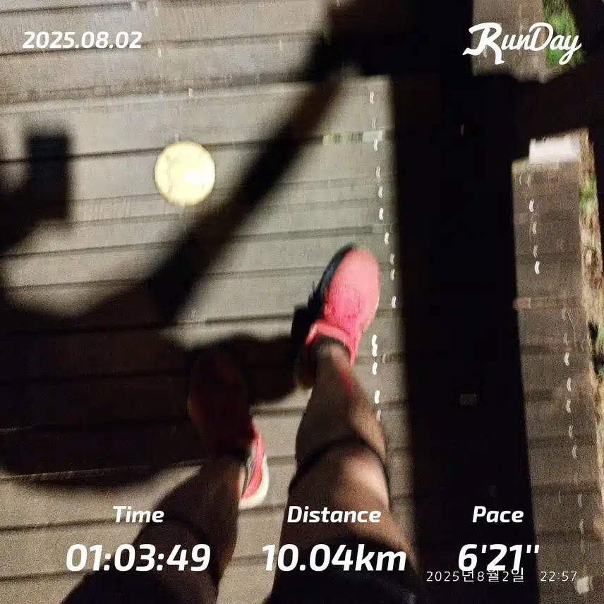 10km 즐겁게 달렸습니다🏃🏻‍♂️
