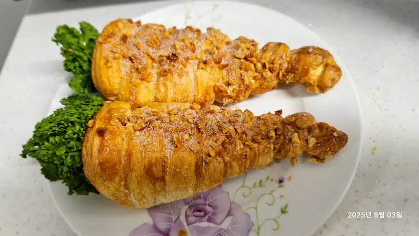 8월3일(당근빵과소금식빵)