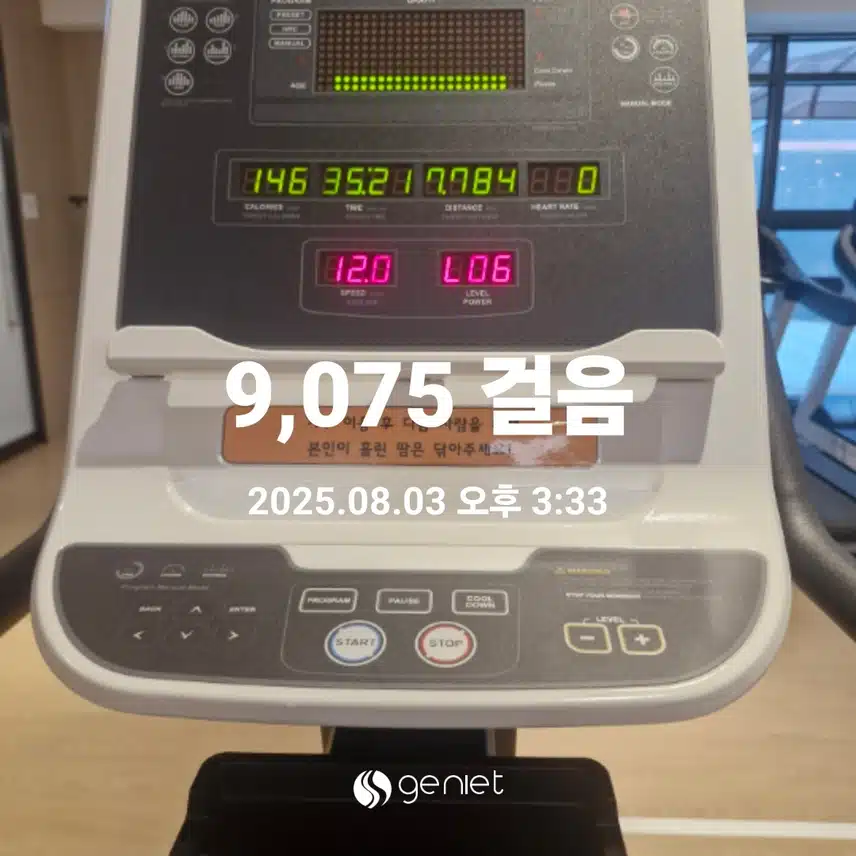 오후엔 전신운동으로