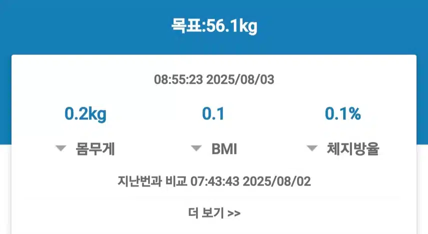 2025년 8월 3일 일요일 다이어트 