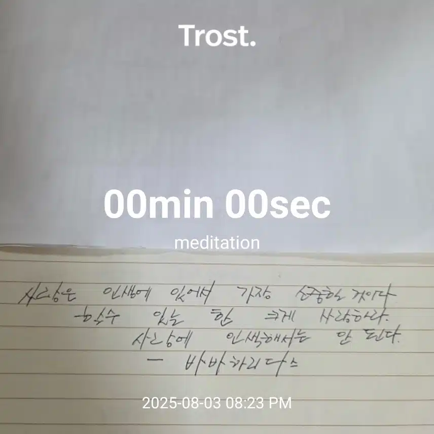 명언 필사 