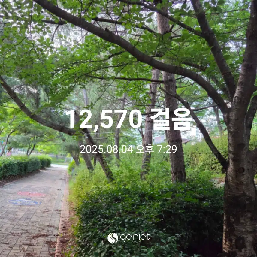 만이천보나 걸었습니다 