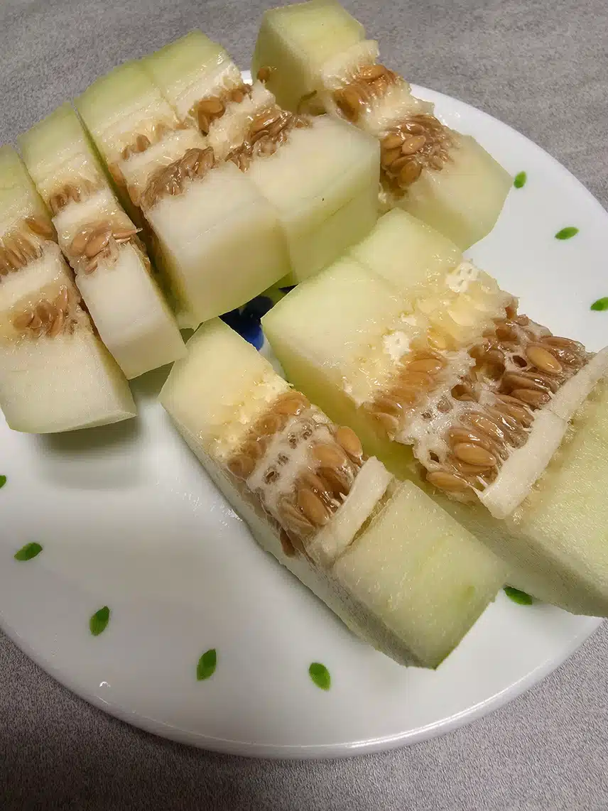엄마가 보내주신 참외💚💚