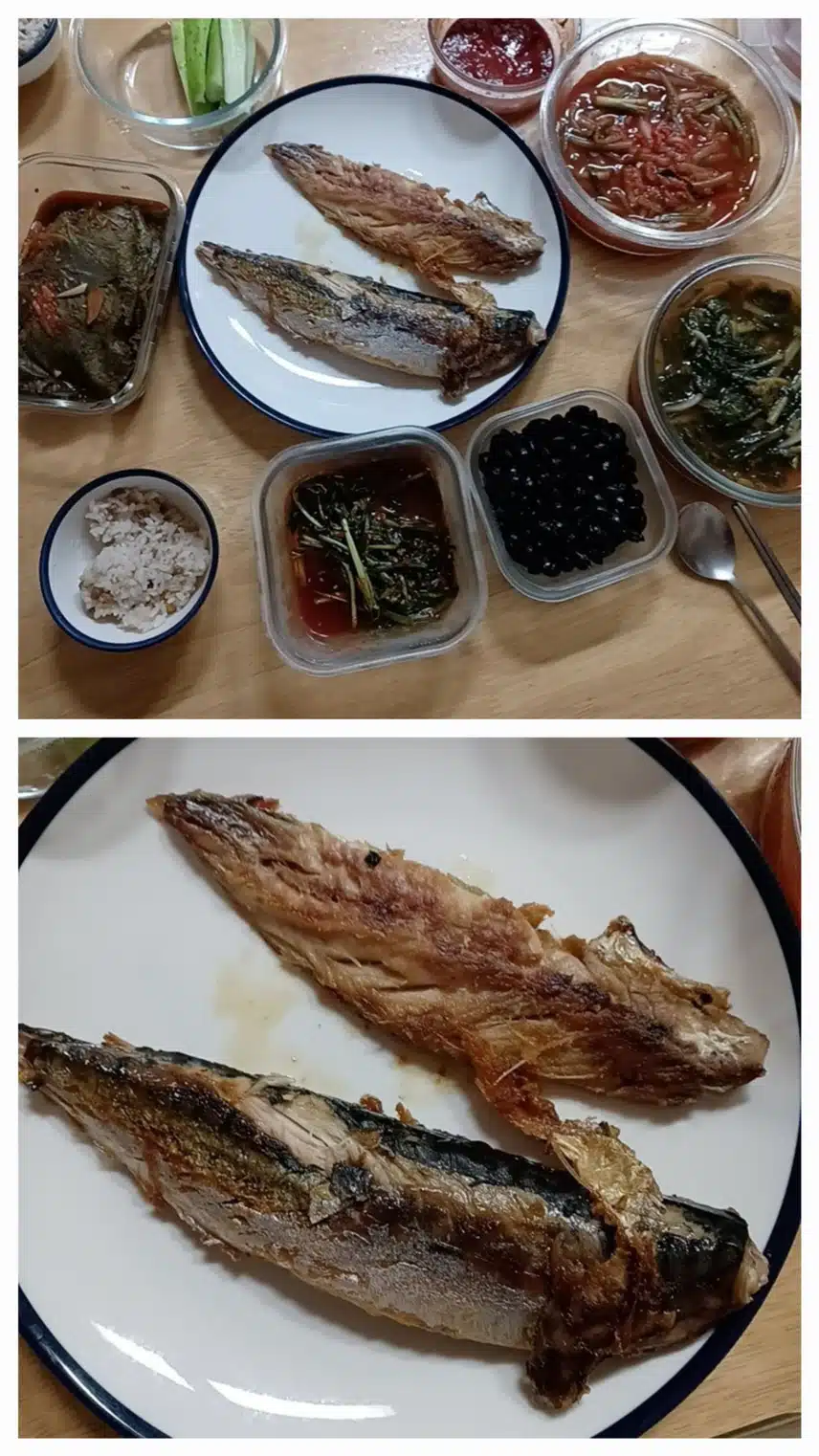 고등어구이 먹었어요~