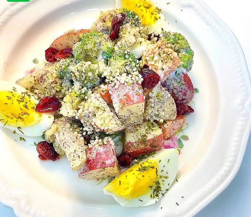🥗초간단! 아삭, 고소한  <들깨 브로콜리 계란 무침> 샐러드 레시피