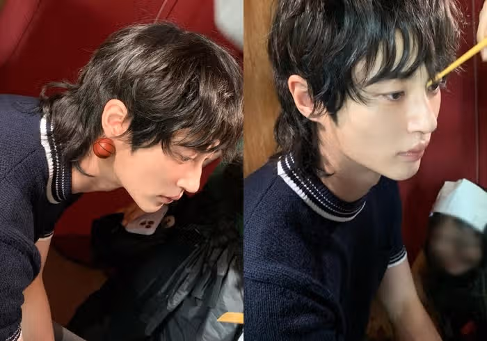 울프컷 하고 소년미 발산 외모도 혼자 레벨업 하시는 ㅎㅎ