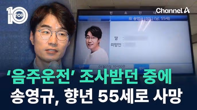송영규 필모그래피 총정리 I 프로필 가족 와이프 결혼 음주운전 사망 원인