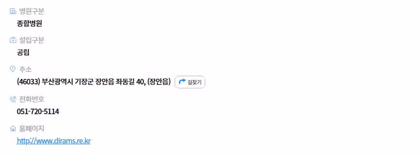 [부산] 동남권원자력의학원 (2025년 8월 기준)