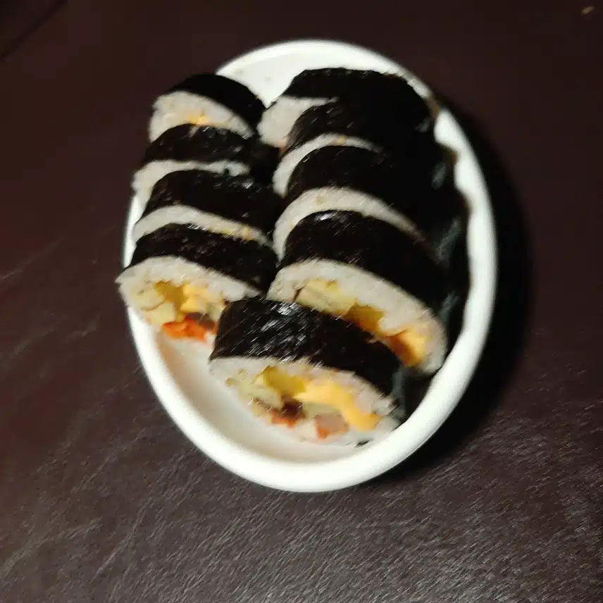다이어트 레시피 야채김밥 추천요.