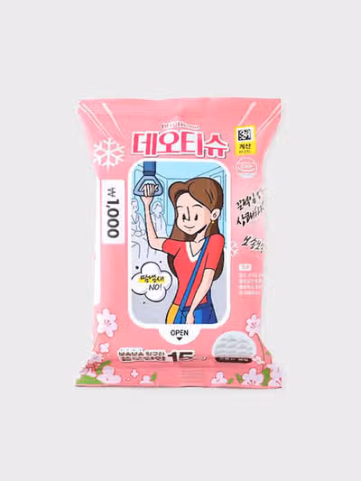 다이소 쿨링 데오 티슈 - 휴대성 좋은 땀 냄새 제거 가성비 여름템