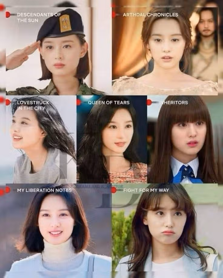 Trông giống như một tập hợp các lần xuất hiện của Jiwon trong phim truyền hình vậy. Cô ấy xinh quá.