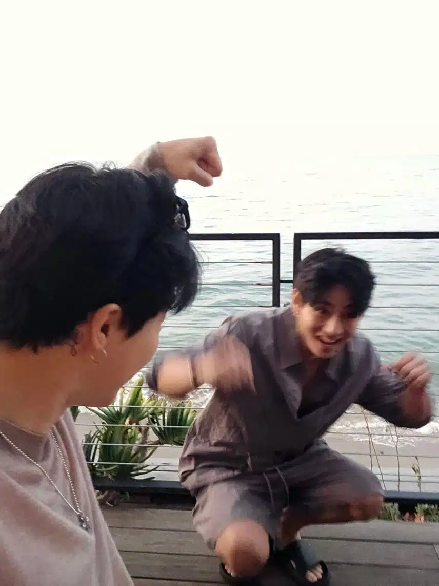 지민 인스타에 올라온 즐거워보이는 BTS 멤버들