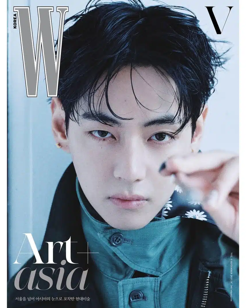 BTS V, Celine x W Korea ấn bản tháng 9