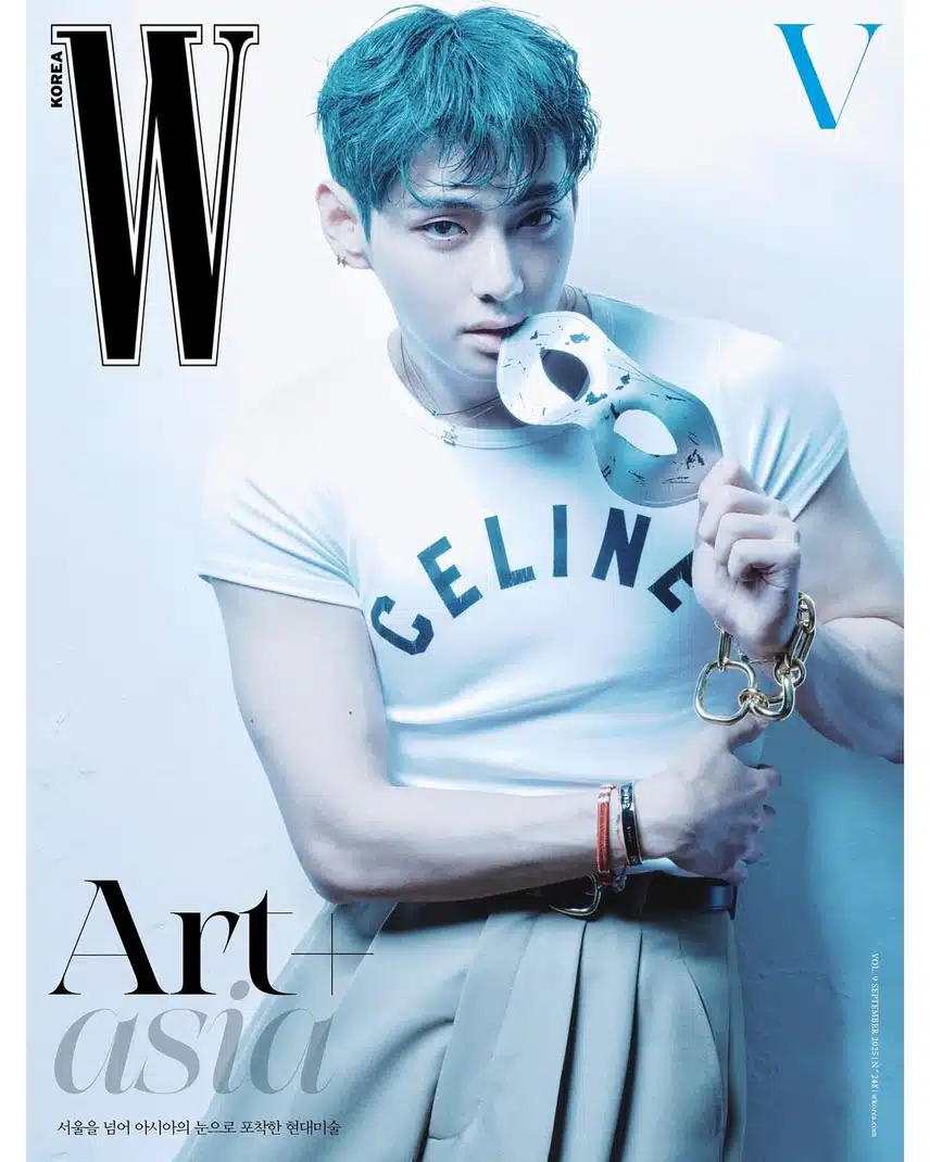 BTS V, Celine x W Korea ấn bản tháng 9