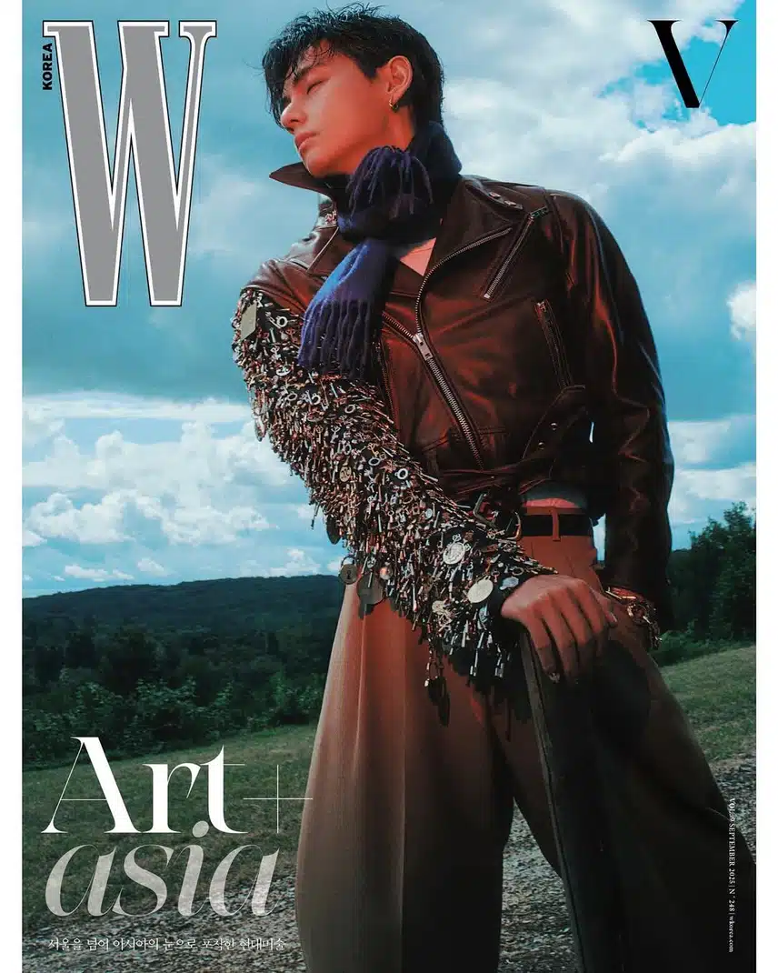 BTS V, Celine x W Korea ấn bản tháng 9