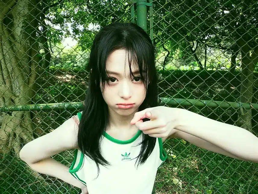 A photo uploaded by Baby Monster Ahyeon, full of cuteness