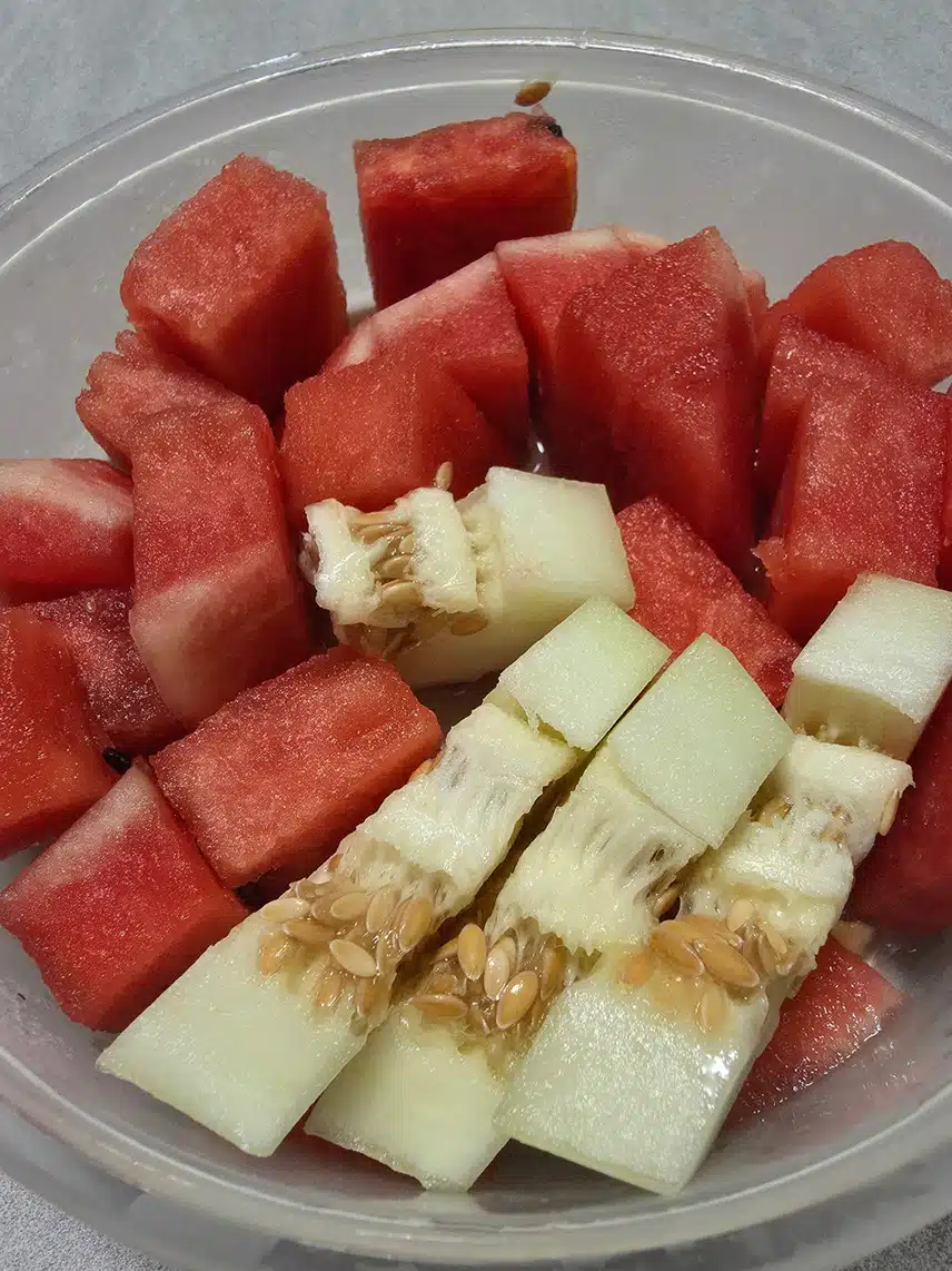 수박 🍉 하고 참외 😆