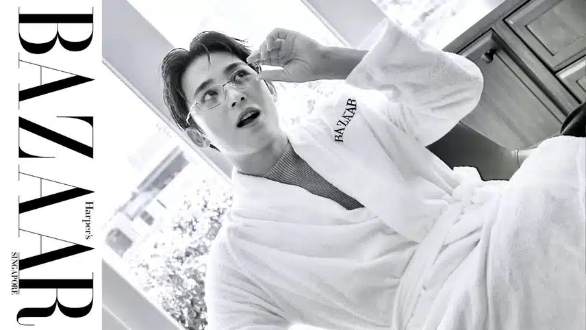 Feel-good Seventeen Mingyu Harper's Bazaar Singapore