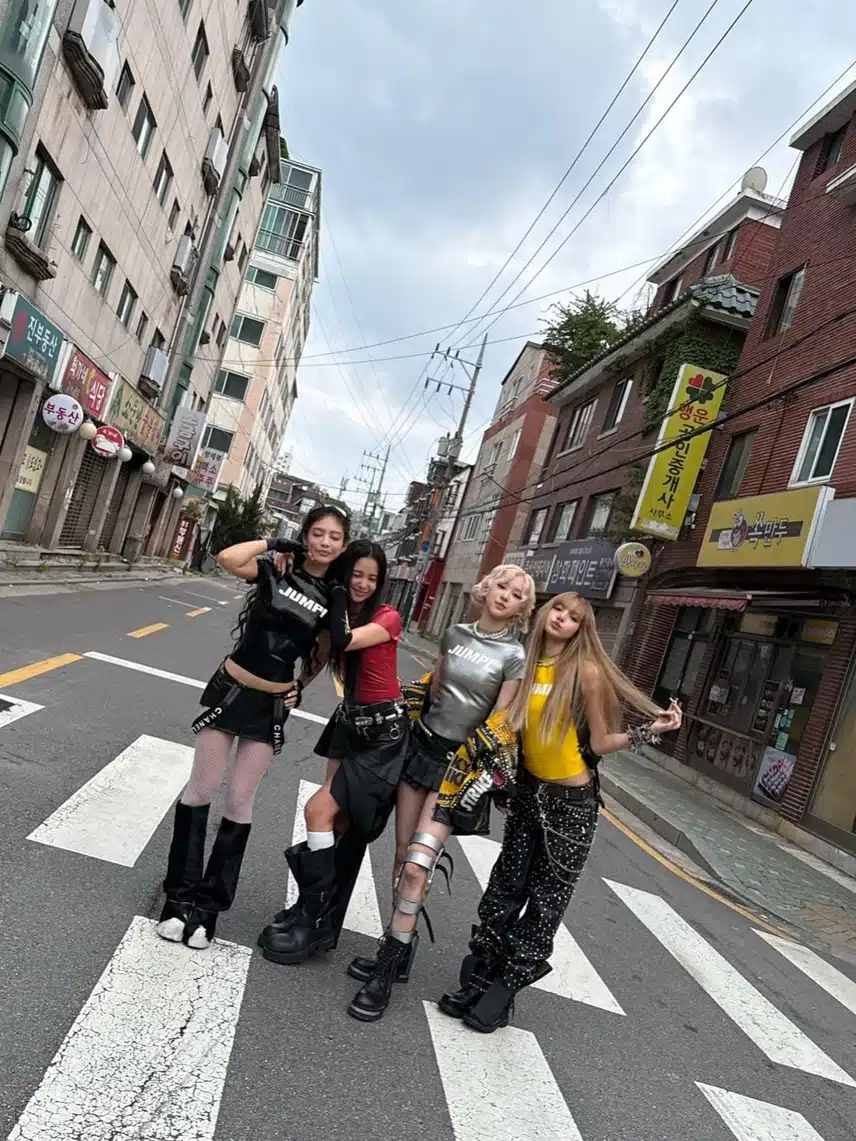 Photos posted on Blackpink members' Instagrams to celebrate their 9th anniversary