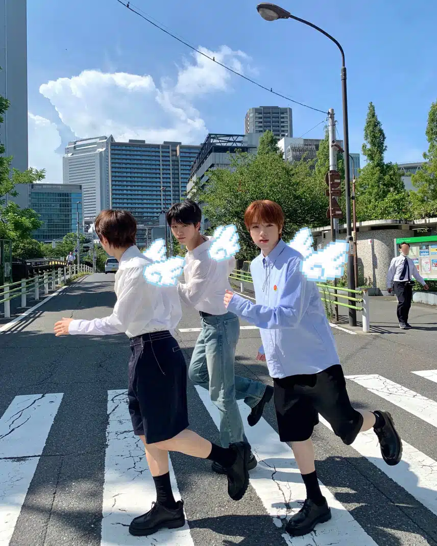 NCT Wish兄弟姐妹们不同氛围的照片