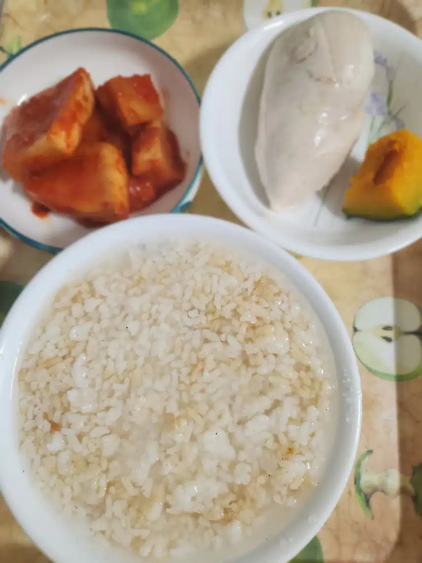 오늘 아침