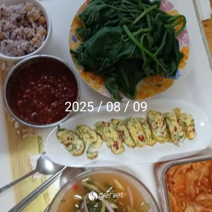 소박한 저녁밥상