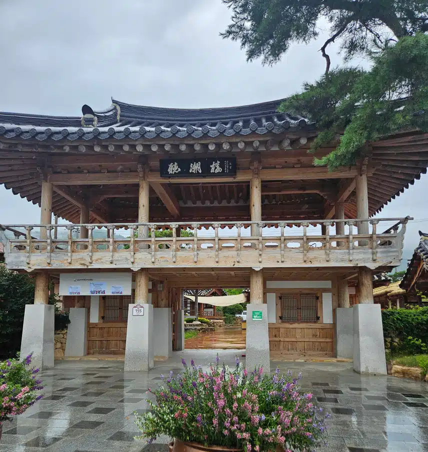 비 내린 강진 사의재 ⛩️
