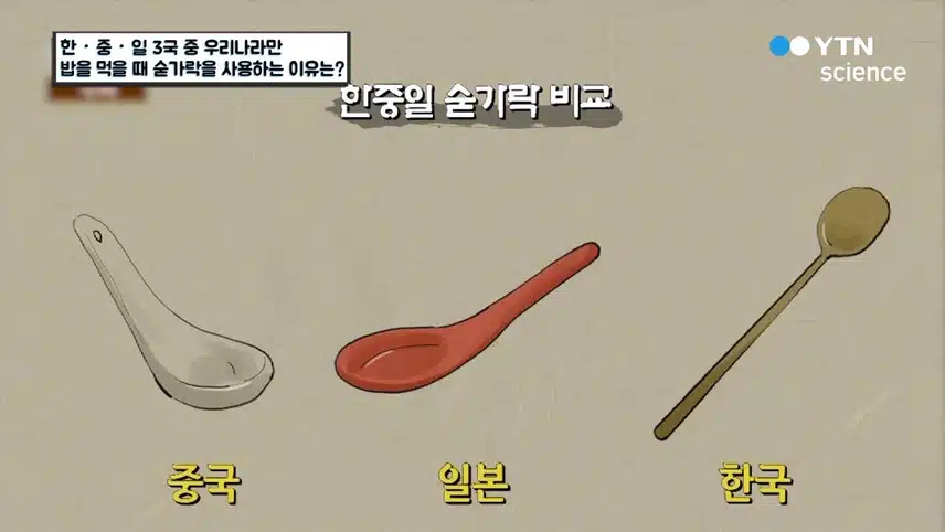 한중일 수저 비교