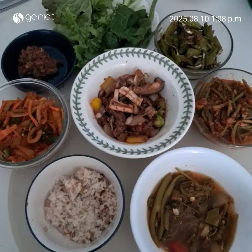 점심식단