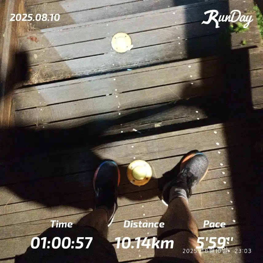 10km 즐겁게 달렸습니다🏃🏻‍♂️
