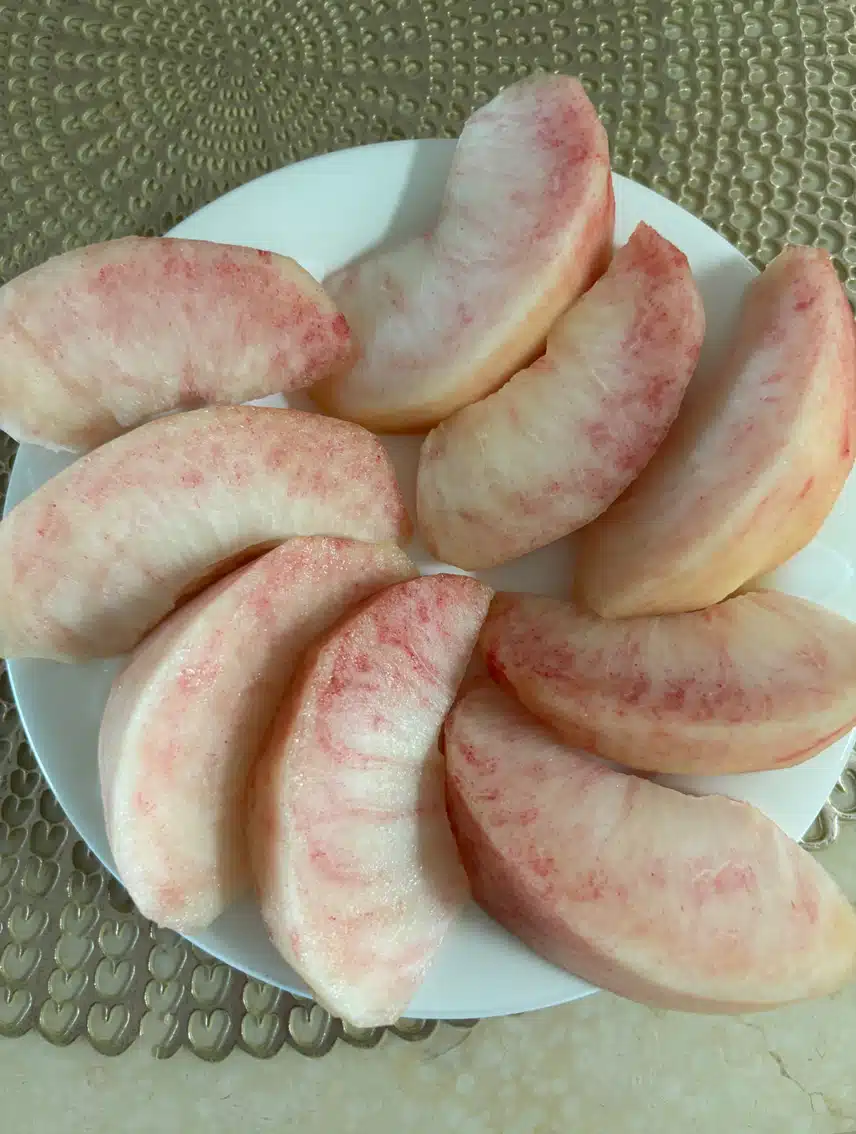 딱 복숭아