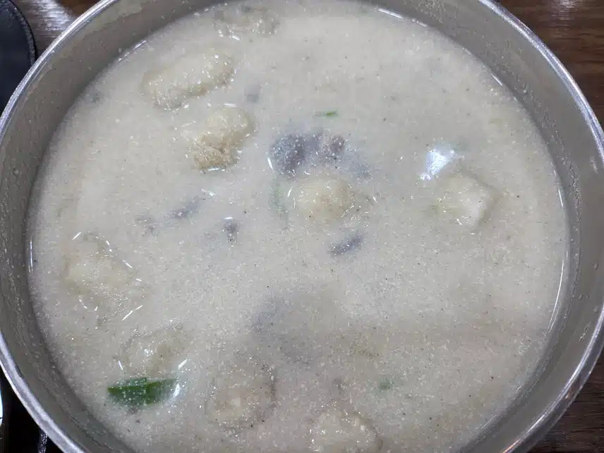 막국수와 옹심이수제비