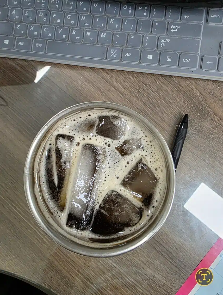 아아 한잔 