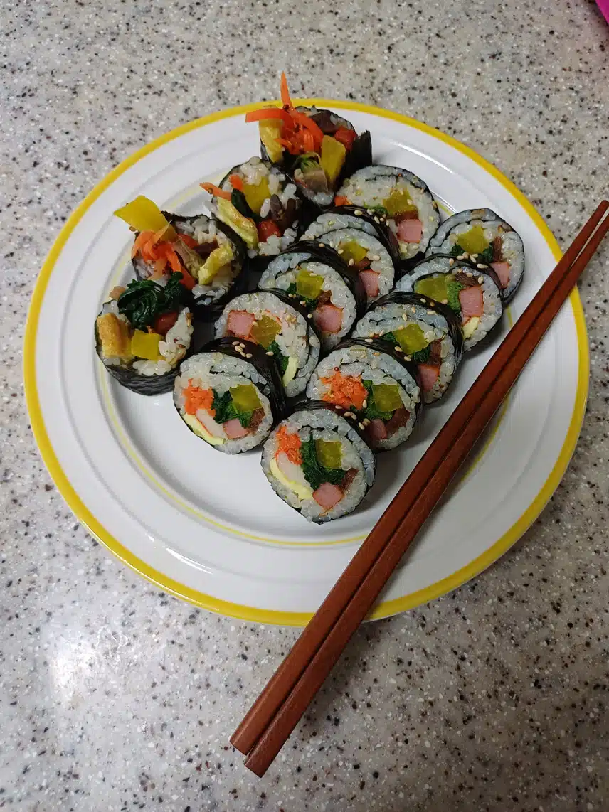 김밥 말았어요 ~~