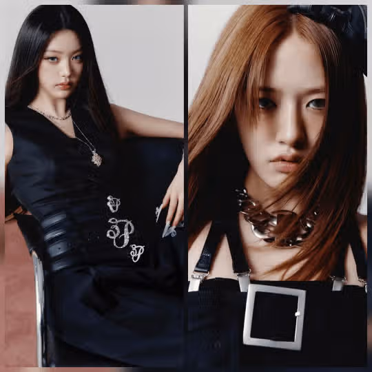 The black outfits of Ive, Jang Won-young, and An Yu-jin look so good on them.