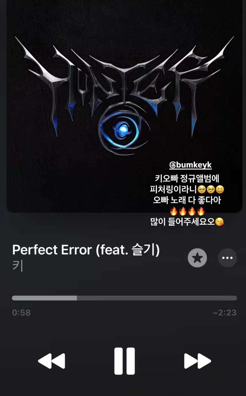 Key, I really liked Seulgi's song featured in this album 💕😃
