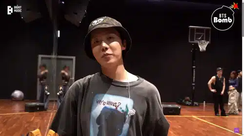J-Hope preparing for the stage for the show is awesome