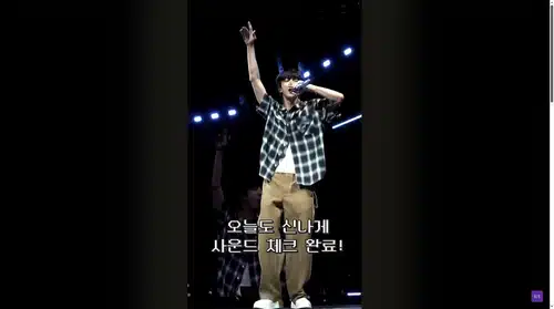 Run Seokjin preparing for the stage is really cool