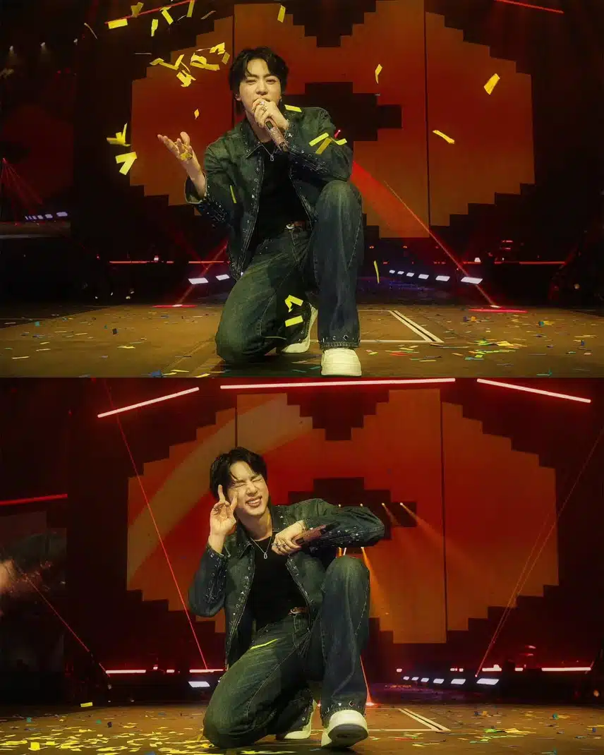 석진이 인스타에 올라온 런던 콘서트 1일차 사진
