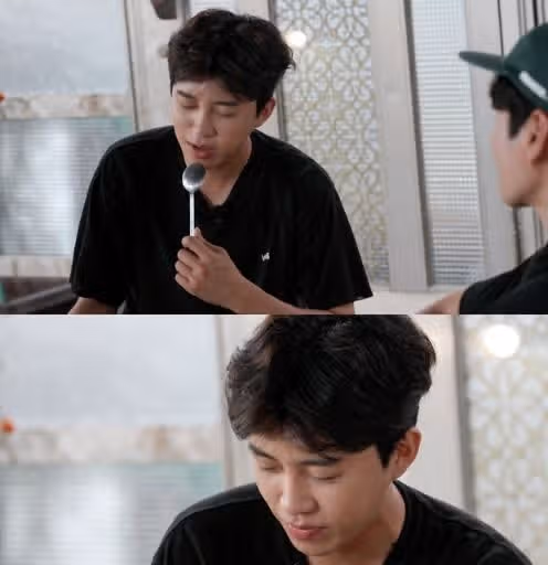 섬총각영웅에서 숟가락으로 라이브 부른 영웅님
