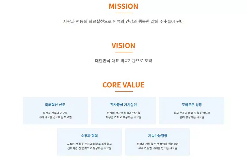 [경기] 한림대학교 성심병원 (2025년 8월 기준)